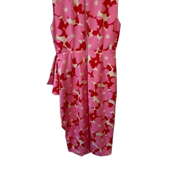 Alexia Admor Valeri Asymmetric Ruffle Cocktail Dress Medium - Picture 13 of 16